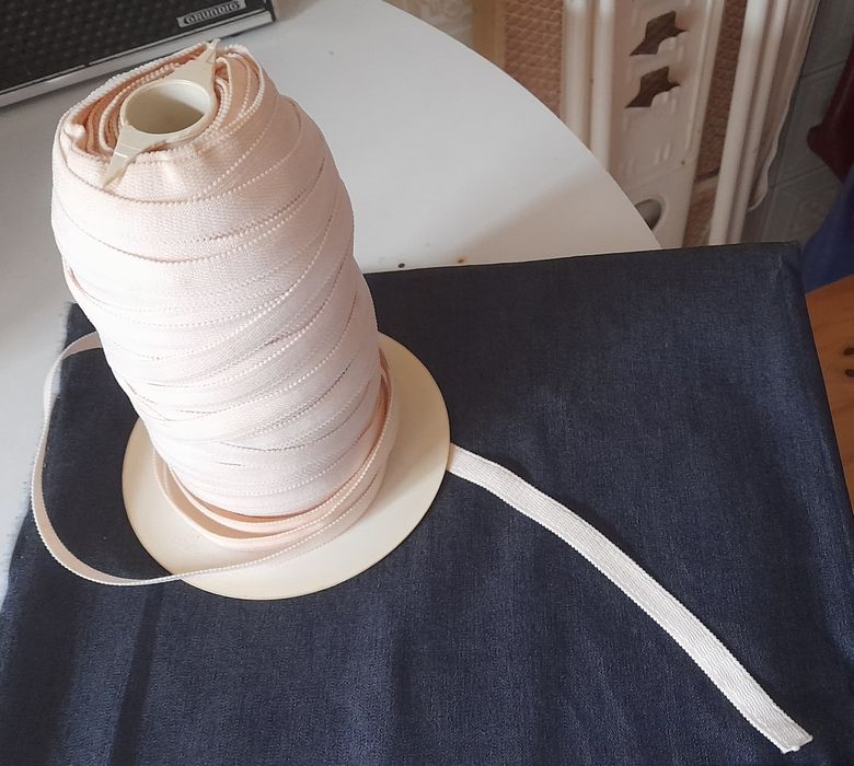 Elástico industrial cor rosa ao metro