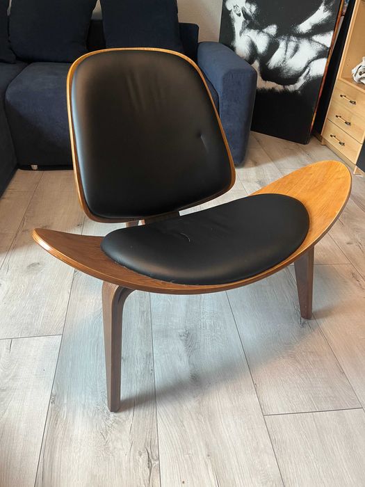 Fotel designerski Roland – orzech