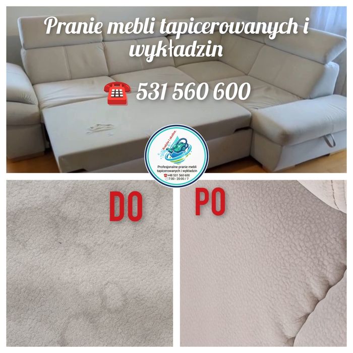 Pranie Tapicerki, Sof, Kanap, Foteli, Krzeseł, Wersalki, Materaca, Wyk