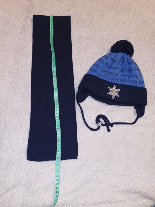 Шапка зимова та  шарф, набір, комплект