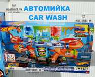 Автомийка Hot Wheels City парковка Mega Tower Car Wash мегавежа трек