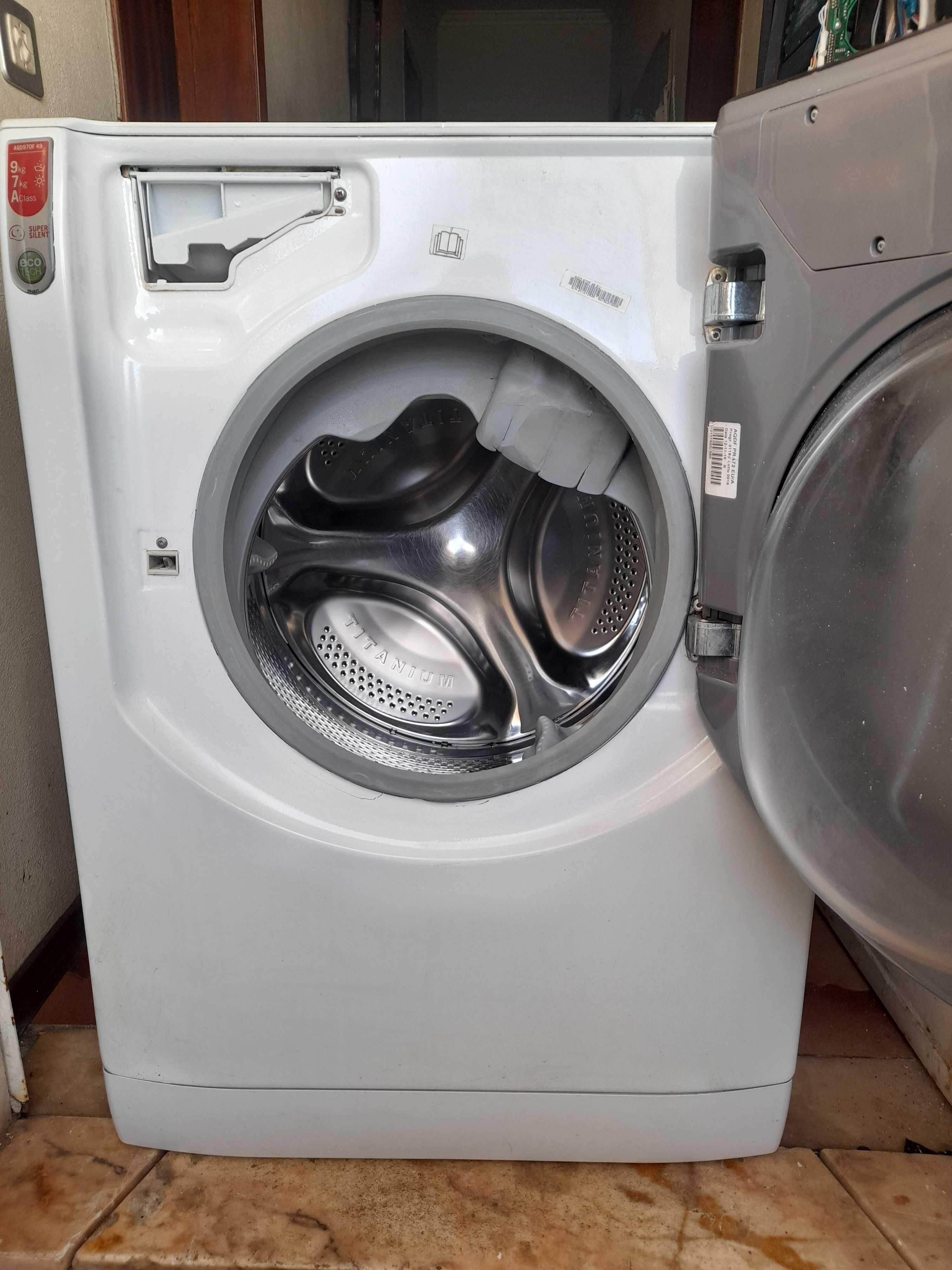 maquina de lavar e secar roupa Aqualtis 9 quilos seca 7  1400 rpm