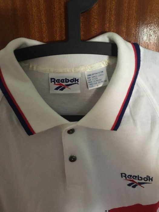 T shirt polo reebok retro vintage Novo