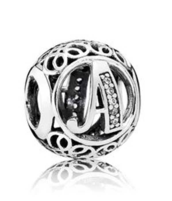 Charms Pandora Litera A vintage