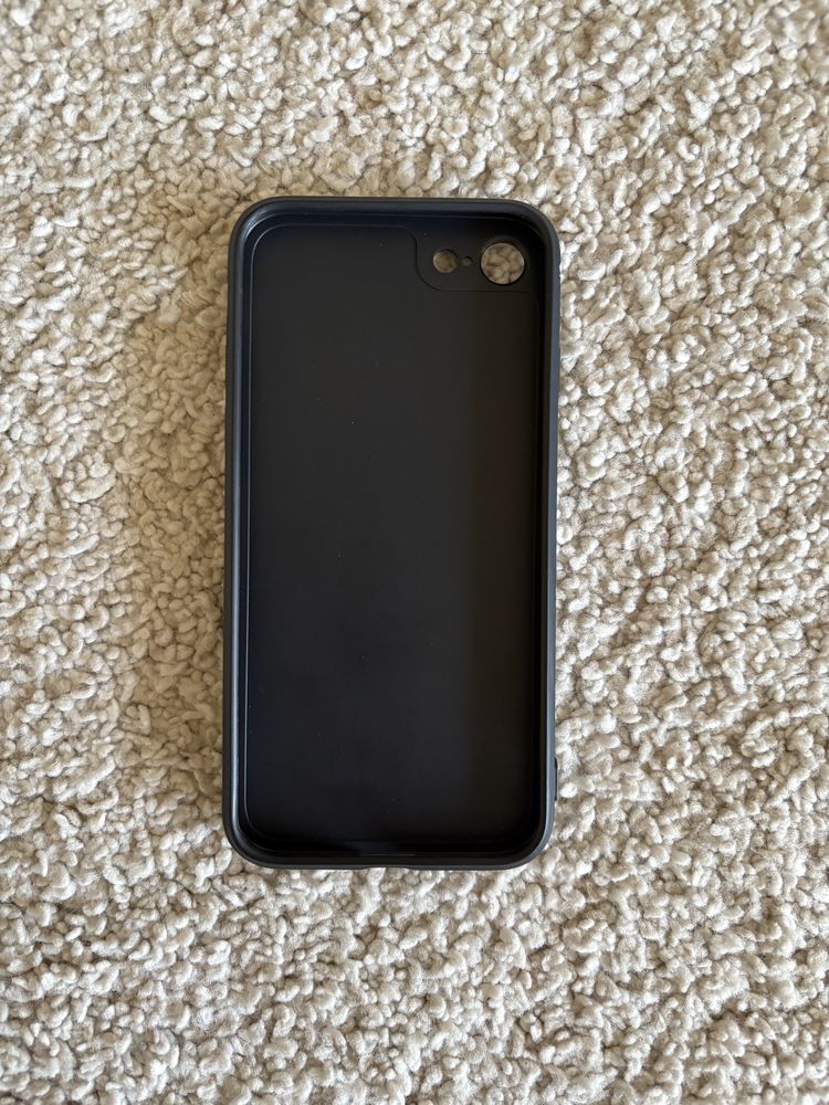 Nowy czarny case iphone 7/8/SE smile