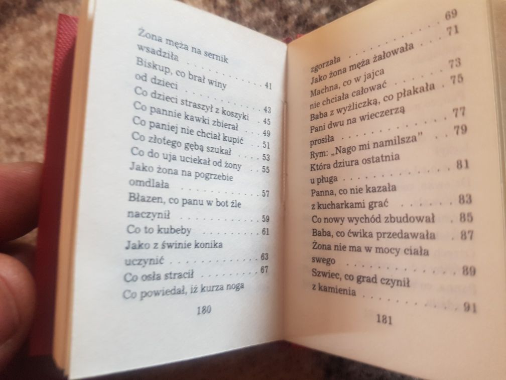 Mikołaj Rej Utwory rubaszne KAW 1987