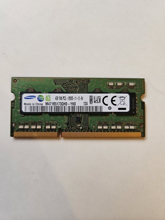 Оперативна пам'ять samsung 4GB ddr 3l.