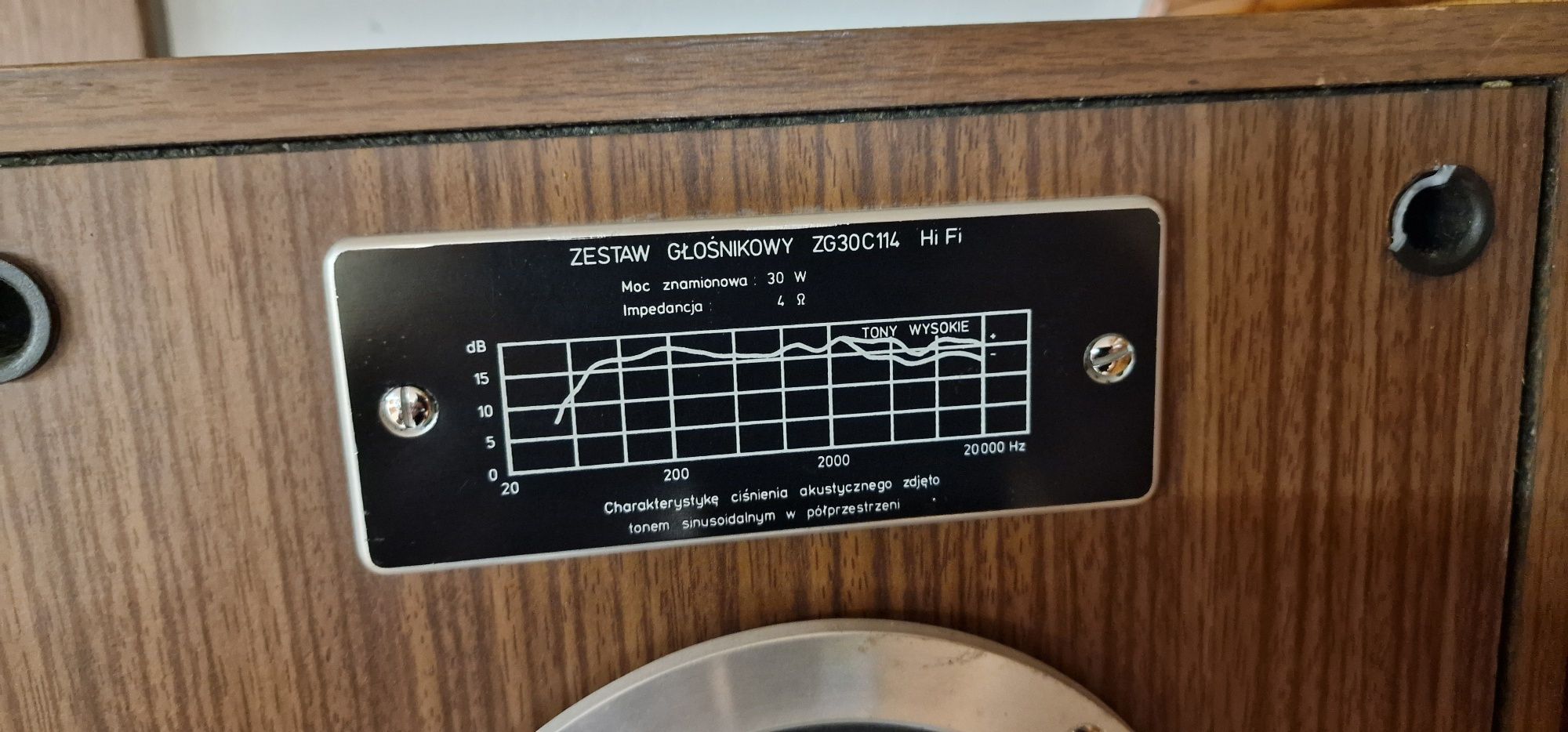 Głośniki Unitra tonsil 30w 4 ohm
