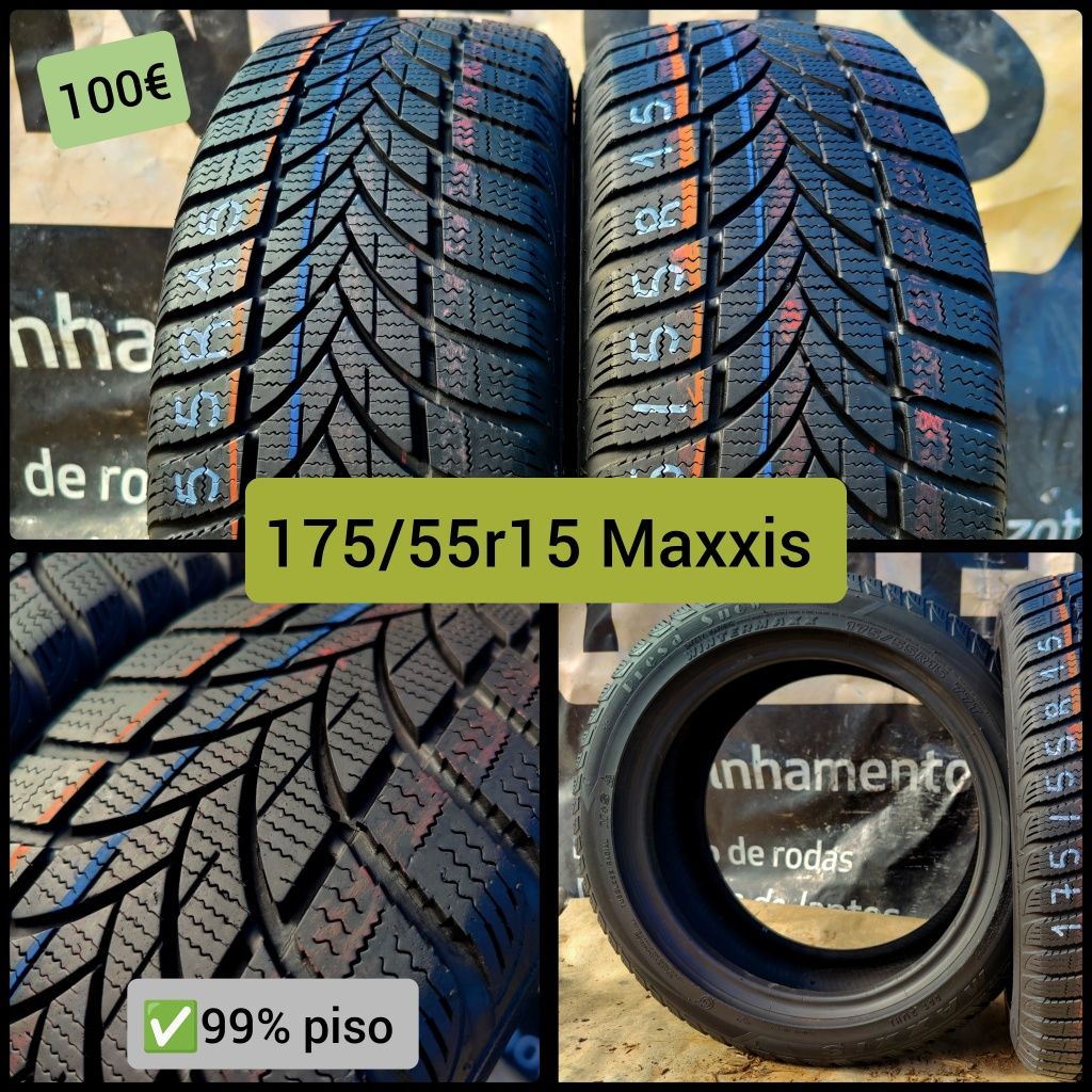 Pneus 175/55r15 185/55r15  Semi novos