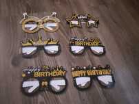 Okulary urodzinowe NOWE