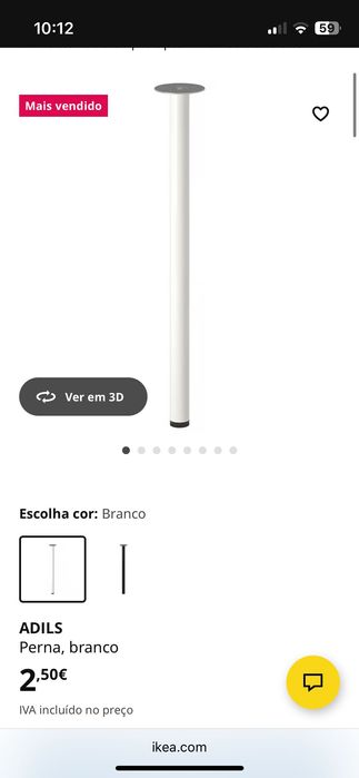 Mesa de Escritório Branca