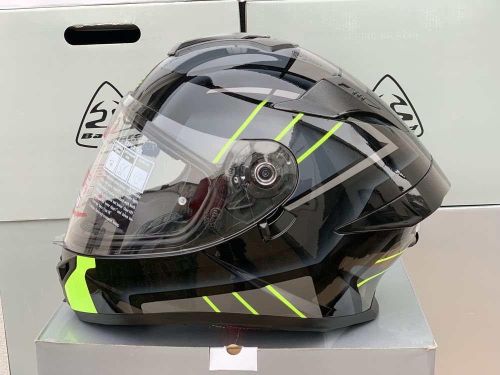 Kask motocyklowy BAYARD SP-68s Unity POLICARBON rozmiar XL Fluo!