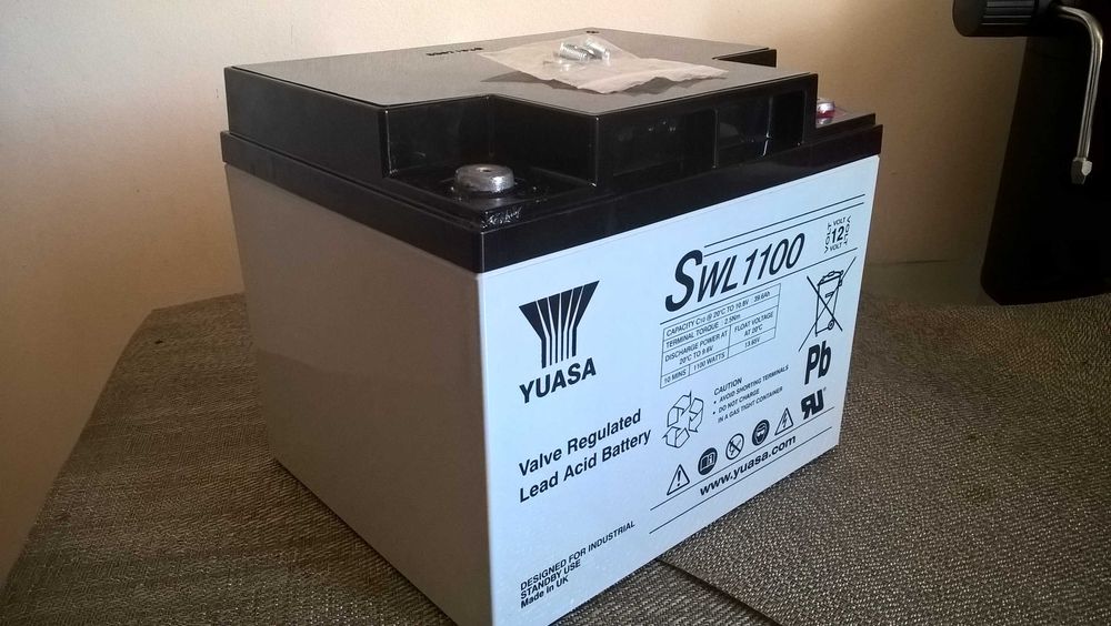 Гелевый аккумулятор Yuasa 12v  39,6 Ah.