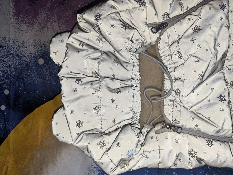 Зимовий конверт в коляску світловідбиваючий