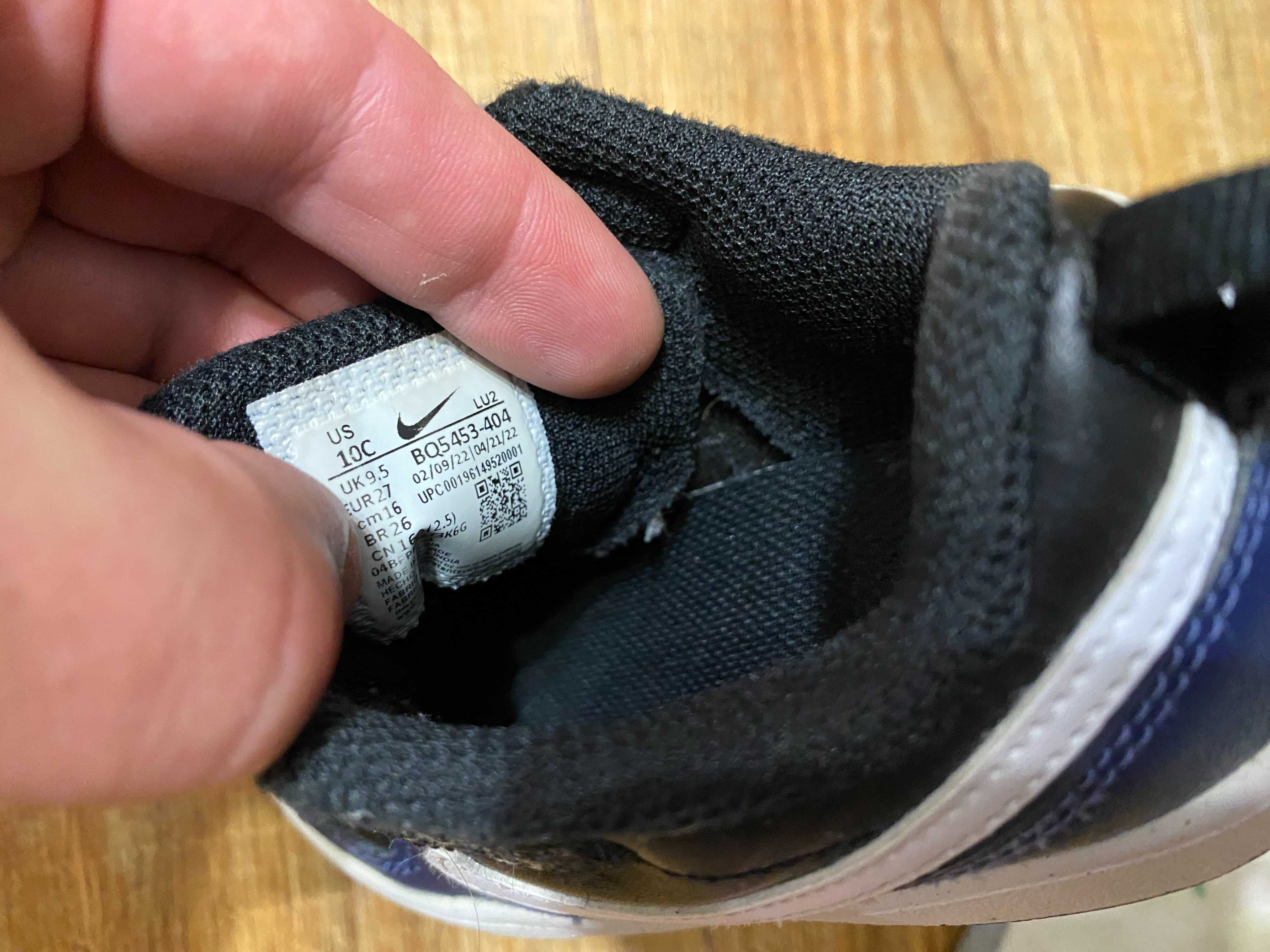 Nike кроссовки детские на мальчика кросівки Найк оригинал р.27