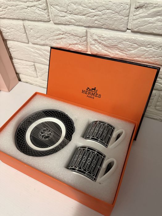 Hermes набор чашек набір для кави чаю