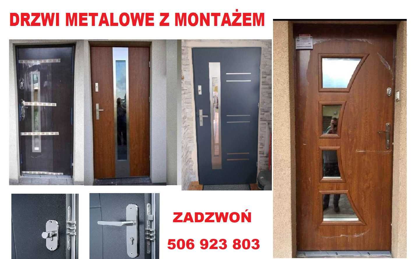 Drzwi WEJŚCIOWE -zewnętrzne do mieszkania w bloku z MONTAŻEM-wyciszone