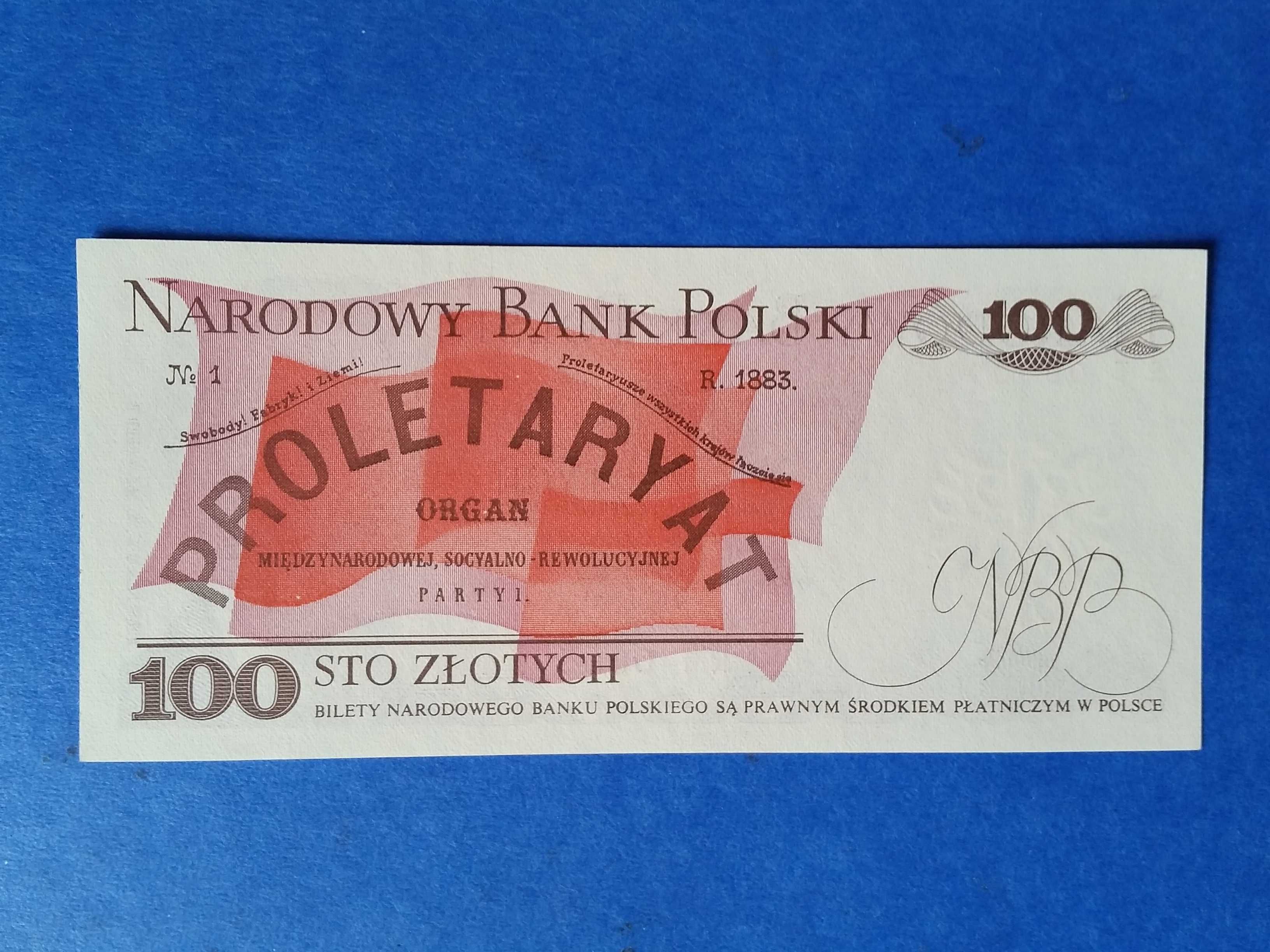 100 zł 1986 Waryński Ser RT UNC