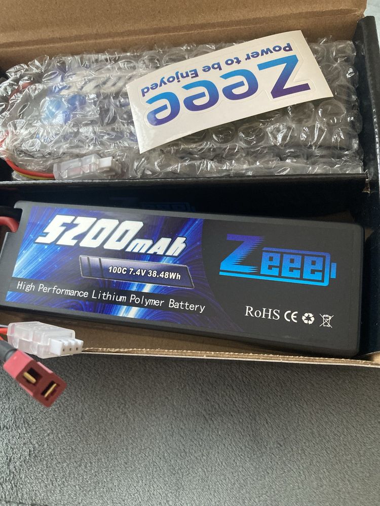 Комплект з 2 LiPo батарей 2s 5200mAh 7.4V для RC моделей