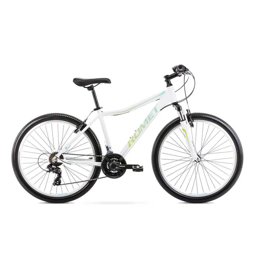 Rower mtb Romet Jolene 26 biały rama 15 cali Shimano komunia