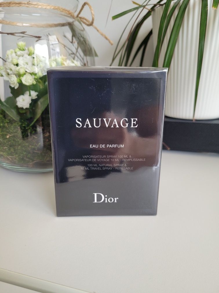 Dior sauvage edp zestaw 100ml + 10ml.