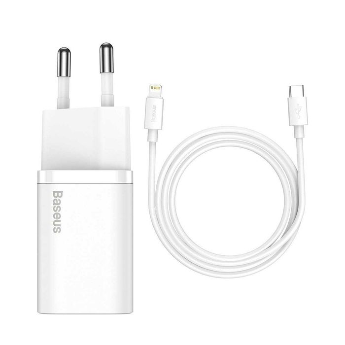 Baseus Super Si 1C Ładowark 20W USB C Kabel iPhone Lightning Sklep Wwa