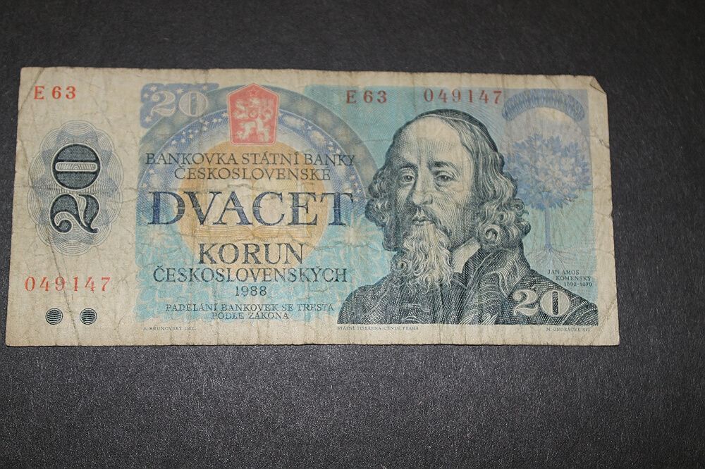 Banknoty korona czechosłowacka