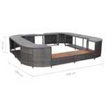 Obudowa jacuzzi spa, rattan