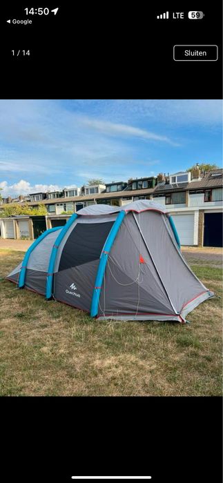 Продам палатку надувную Air Seconds 4.1 Quechua 4 местную