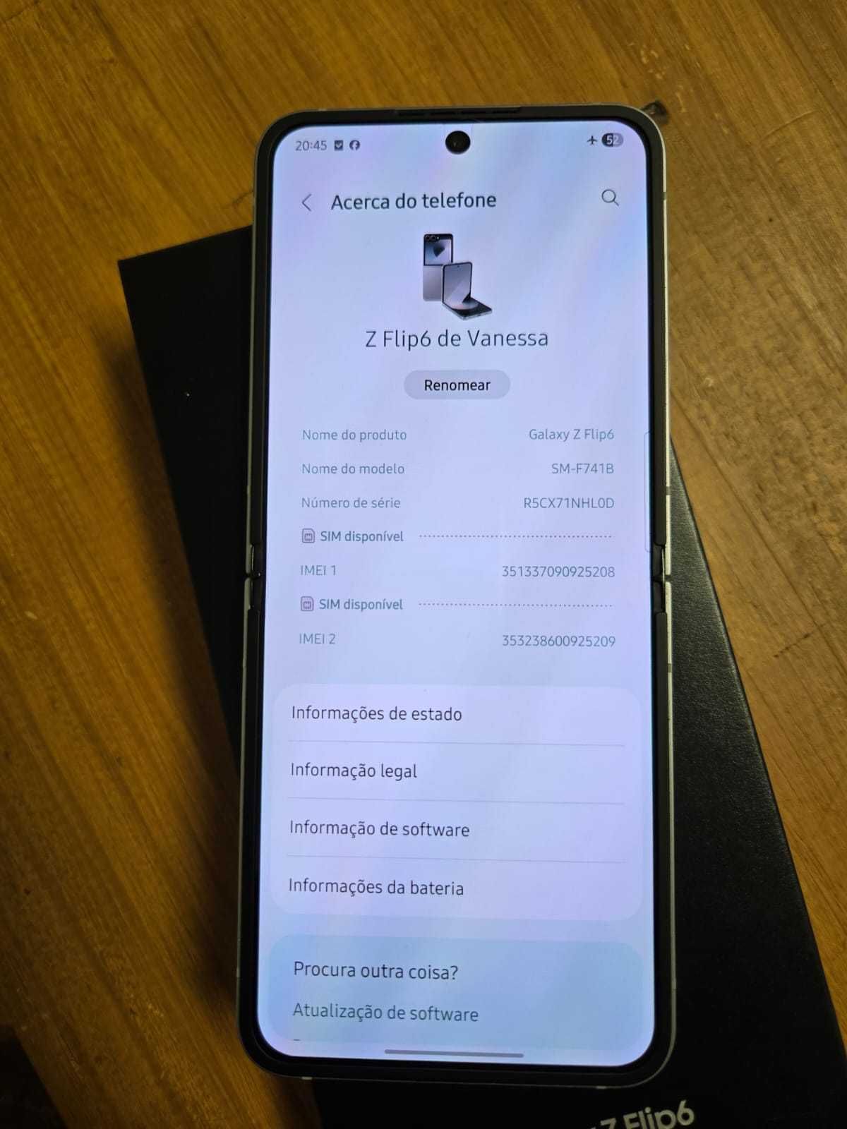 Samsung Z Flip 6 512Gb Cinzento