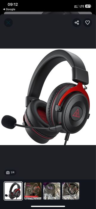 Ігрова гарнітура EKSA E900