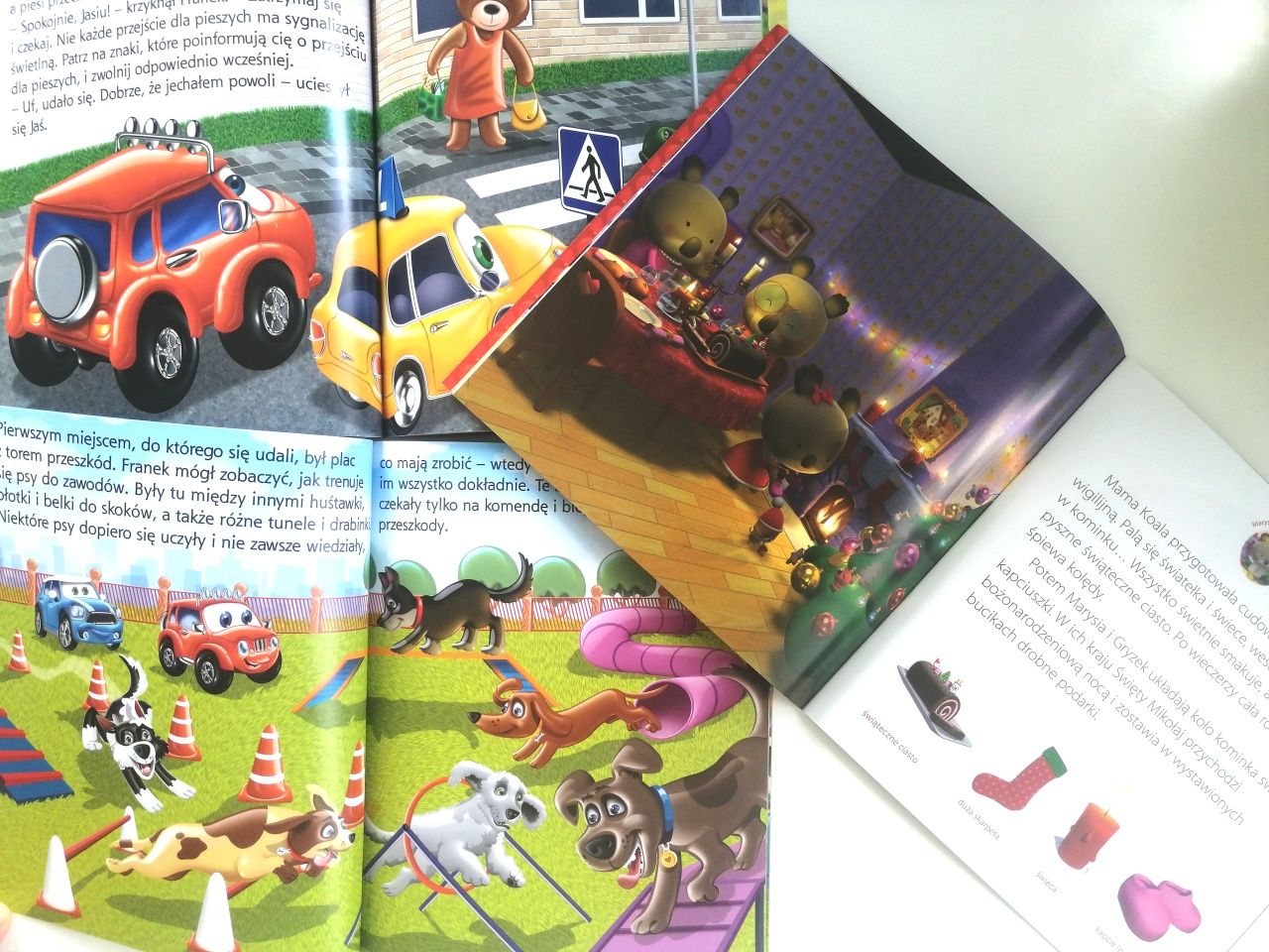 Książka Samochodzik Franek, Nauka jazdy, Zabawa z psem, Marysia i Boże