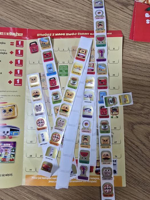 Naklejki Biedroniaki 80szt