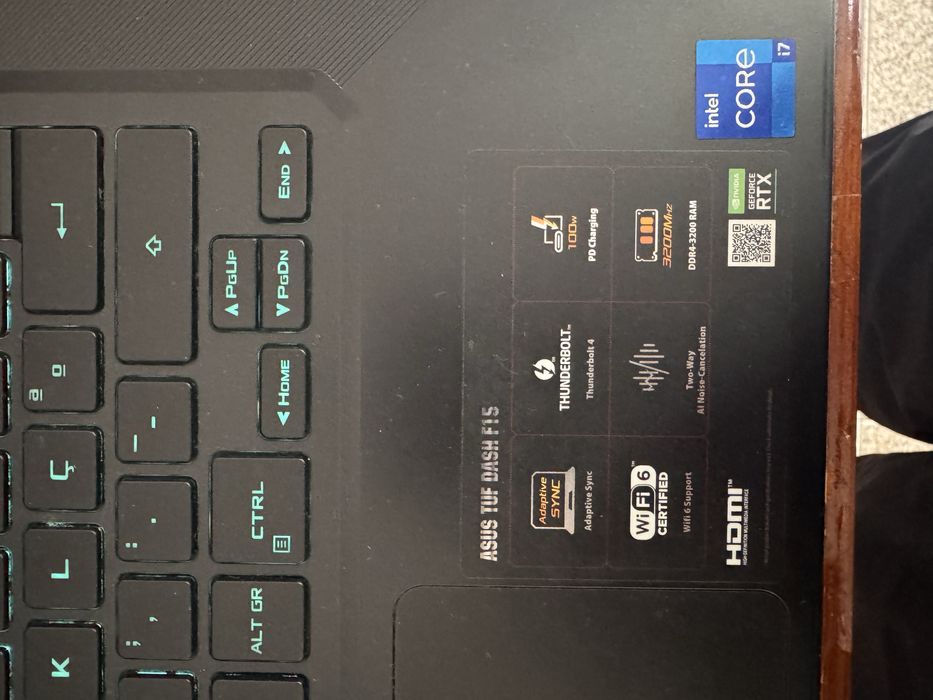 Asus TUF Dash F15 Gaming