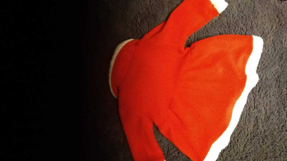 strój sukieneczka Mikołaja mikołajki 80 przebranie kostium