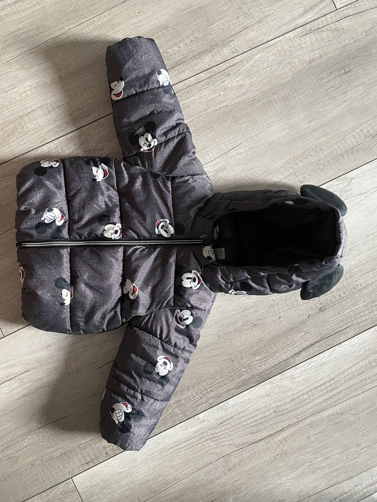 Kurtka zimowa H&M r80 Myszka miki