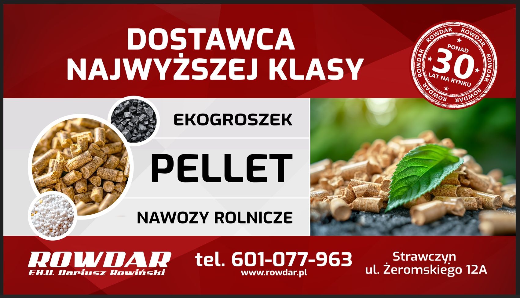 SOBIANEK LEW Ekogroszek Extra Premium Plus ROWDAR Karlik Skarbek Pelle