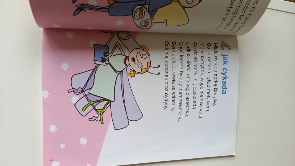 Abecadło wierszyki o literkach książka edukacyjna