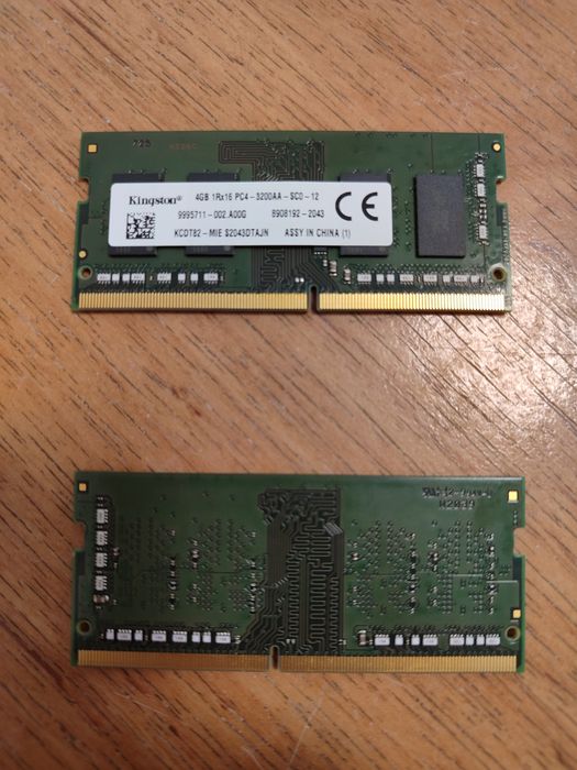 Модуль пам'яті SoDIMM DDR4 Kingston 2 планки по 4Gb