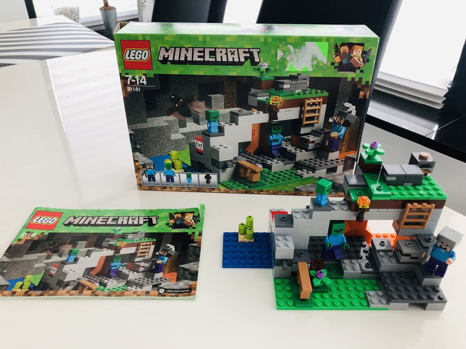 Klocki Lego Minecraft 21141 Jaskinia zombie super zestaw okazja