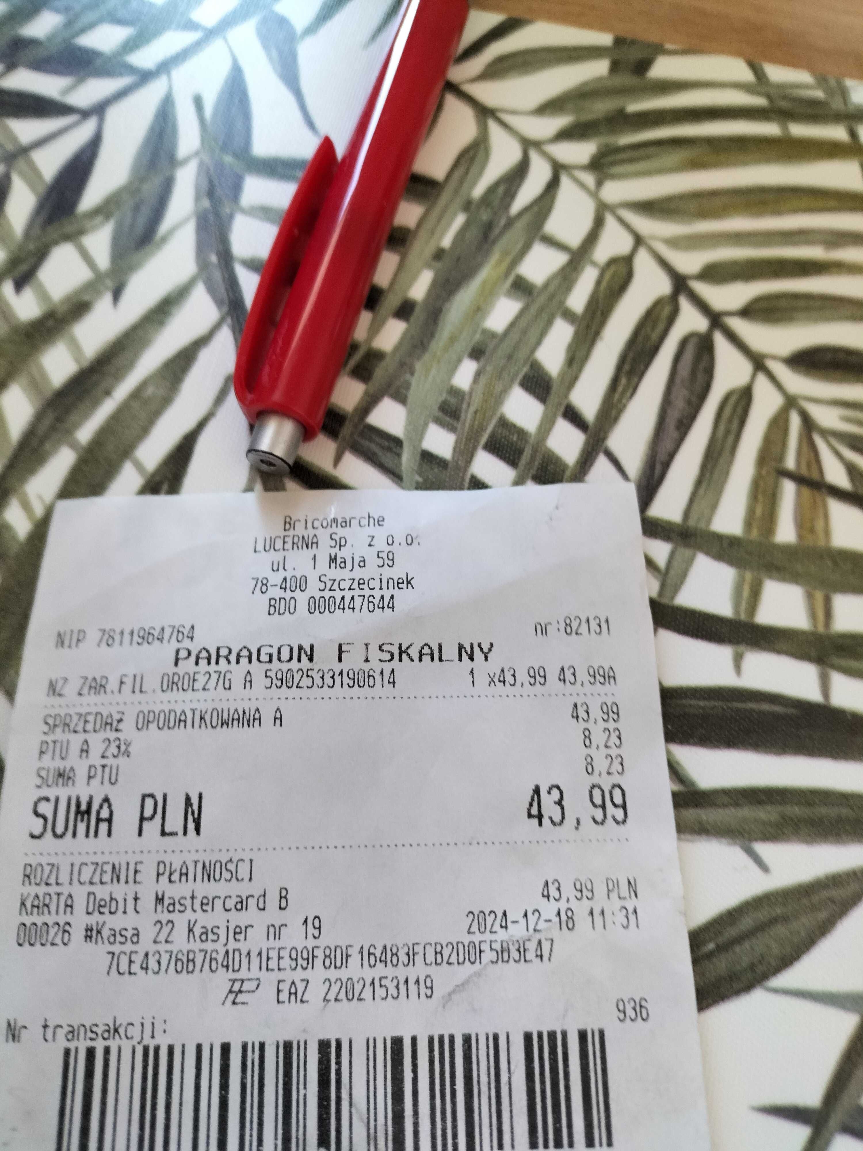 Nowa , dekoracyjna żarówka ORO 45W