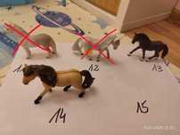 Konie SCHLEICH, wiele rodzajów, używane - konie, kucyki