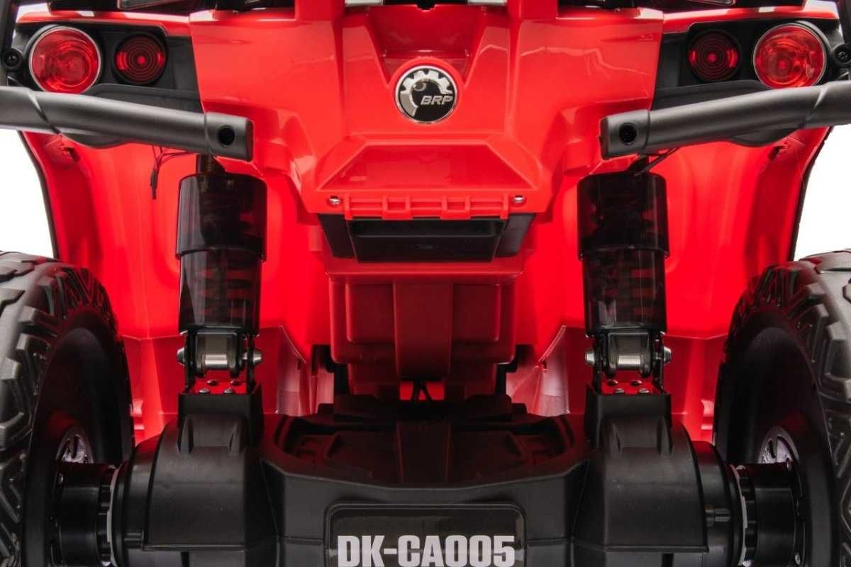 Quad Can Am Outlander 4x4 na akumulator 12V 14Ah + PILOT Czerwony
