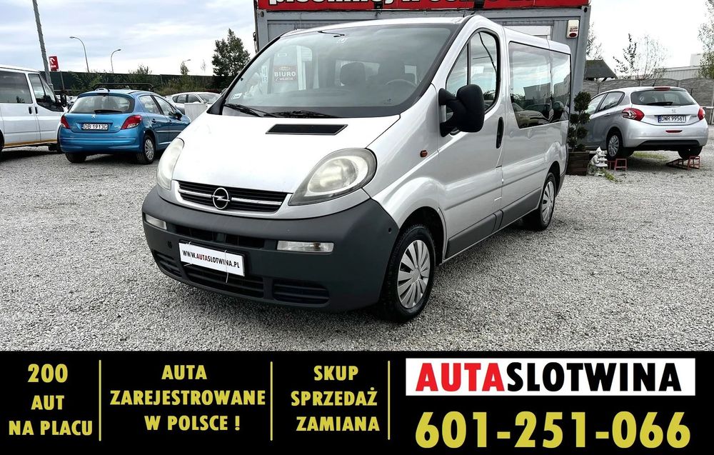 Opel Vivaro Opel Vivaro 9 Osobowy, 9 Foteli, 6 biegów, Zamiana