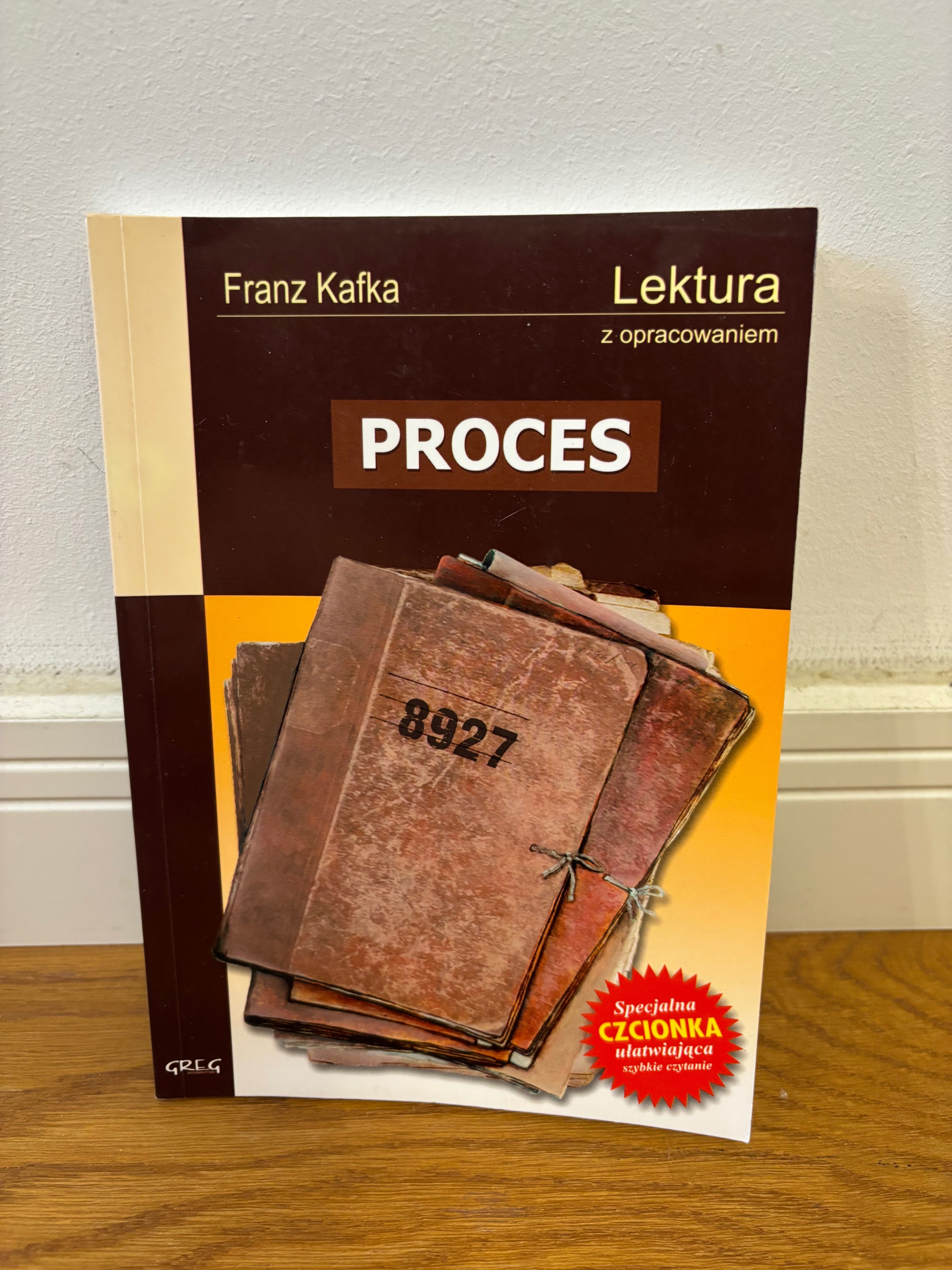 FRANZ KAFKA - PROCES - lektura z opracowaniem