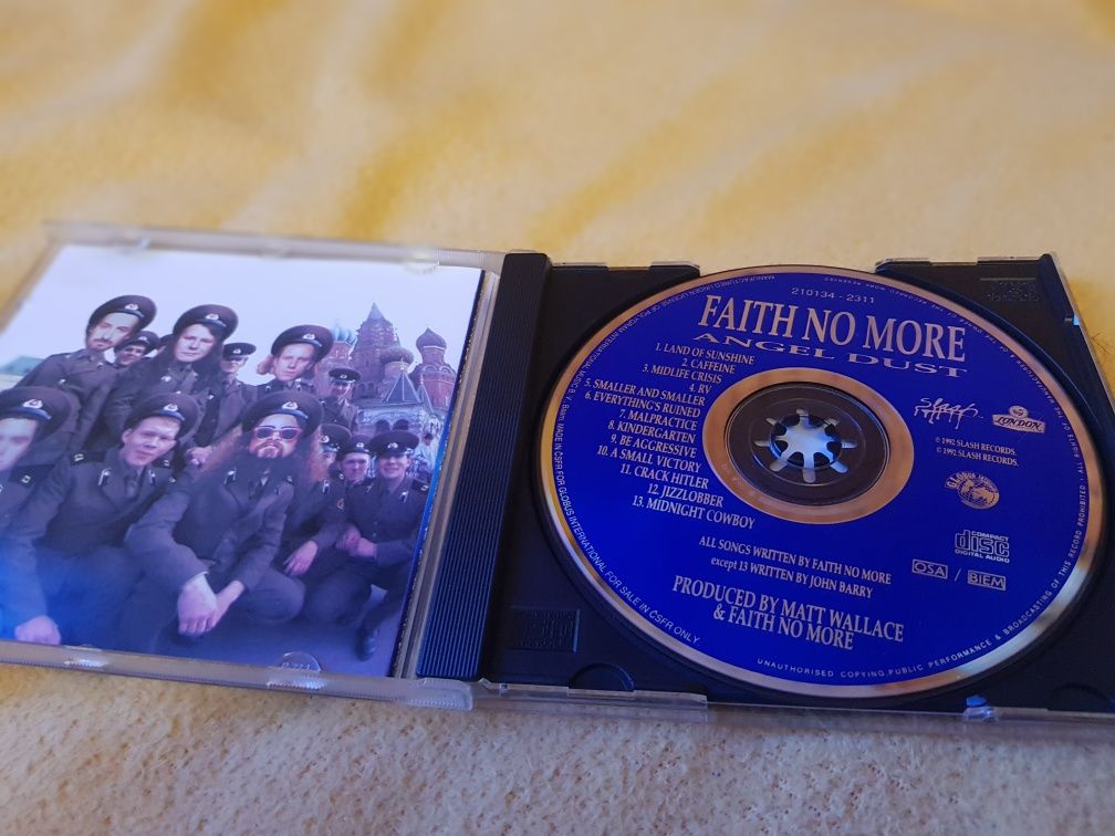 Faith No More -Angel Dust Cd 1992 pierwsze wydanie