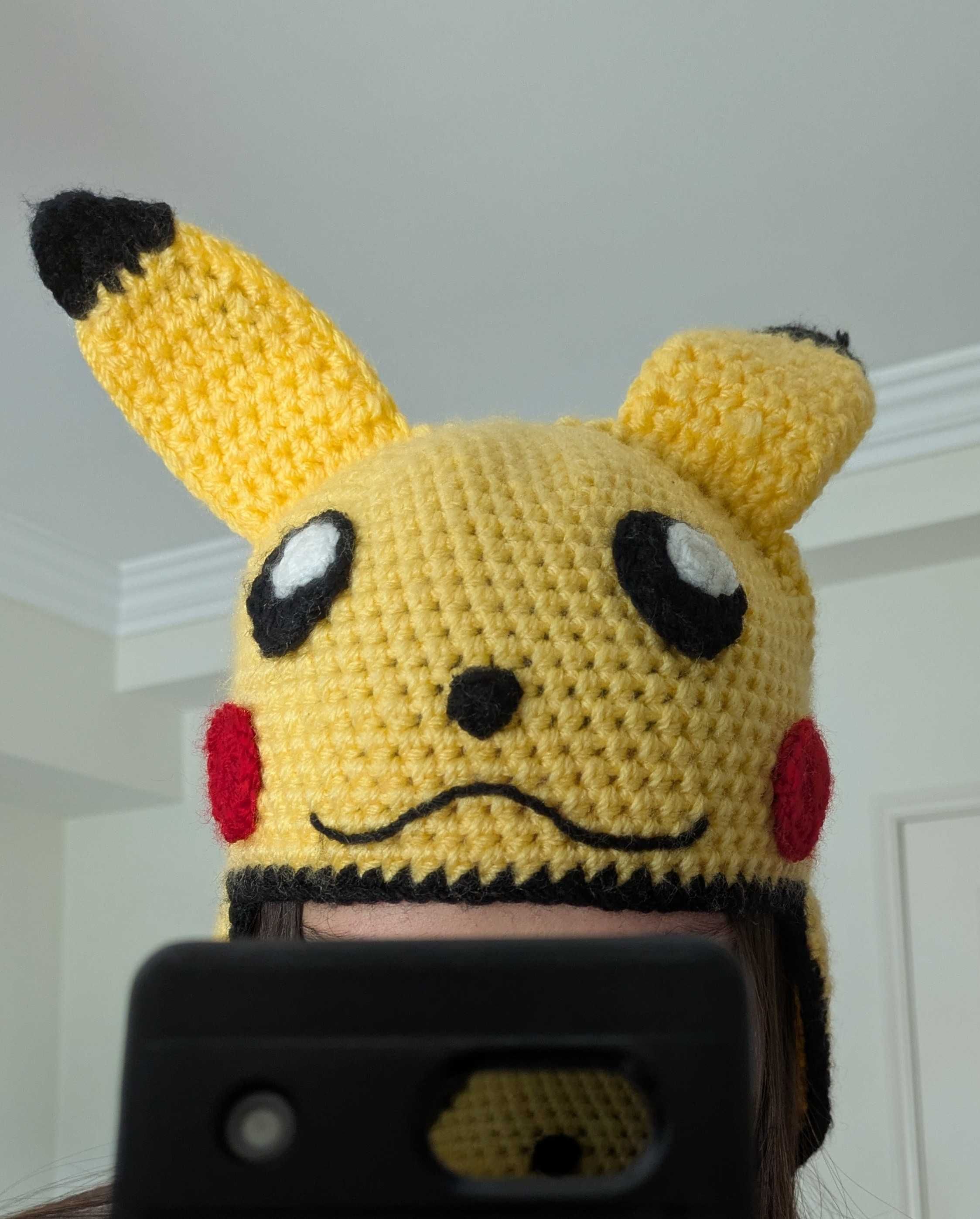 Gorro Pikachu crochê