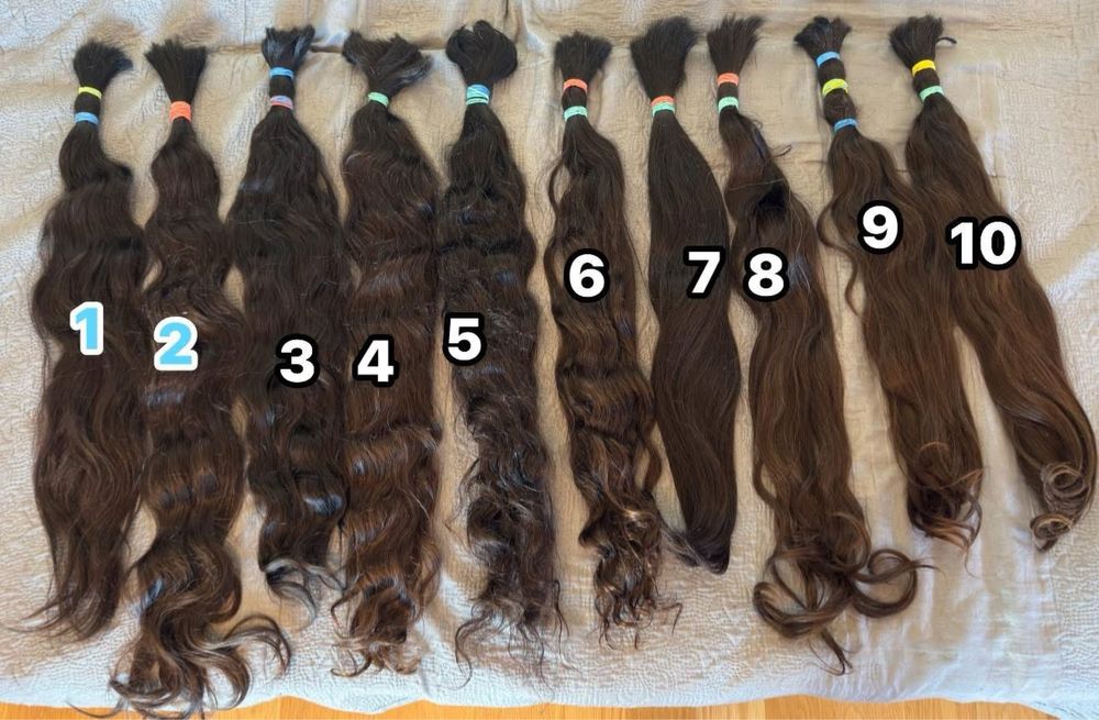 Włosy dziewicze 60–80 cm – naturalne, nie farbowane