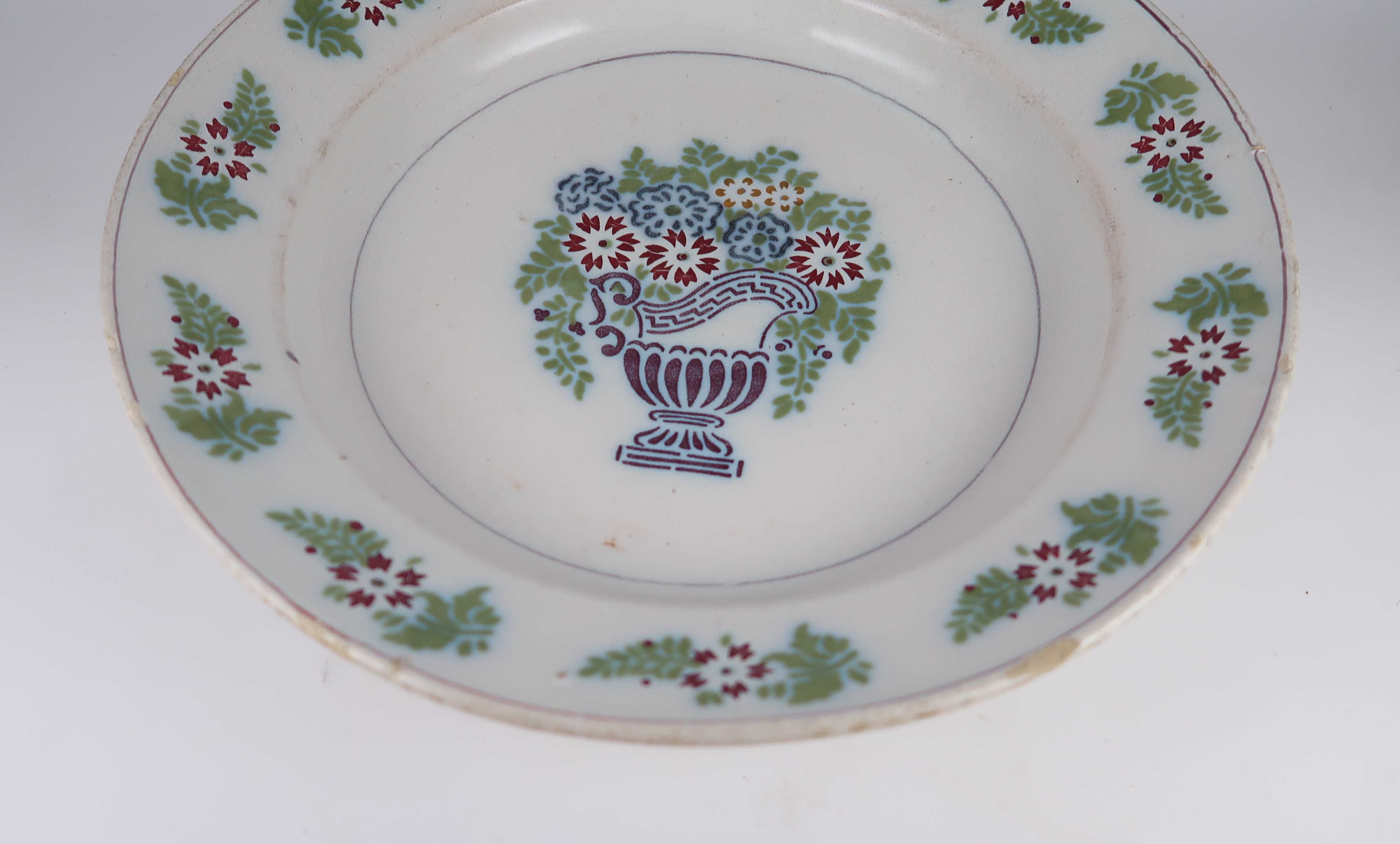 Prato Grande Faiança Portuguesa Séc. XIX - 32 cm