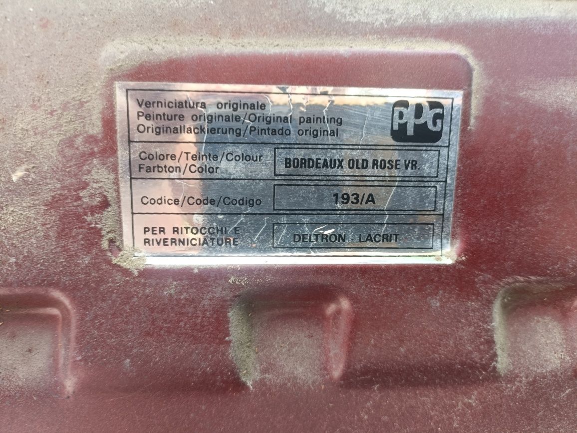 Fiat Stilo 1.6 na części BORDEAUX OLD ROSE